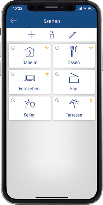 LUXORplay App Szenen Screen